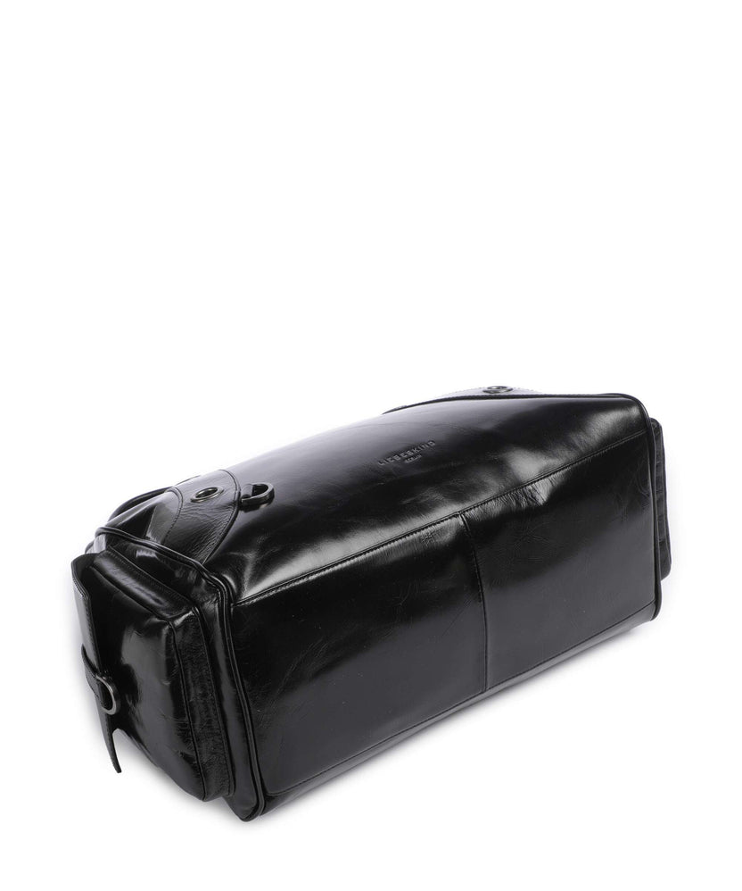 Liebeskind Nika Lack Distressed L Shoulder bag black