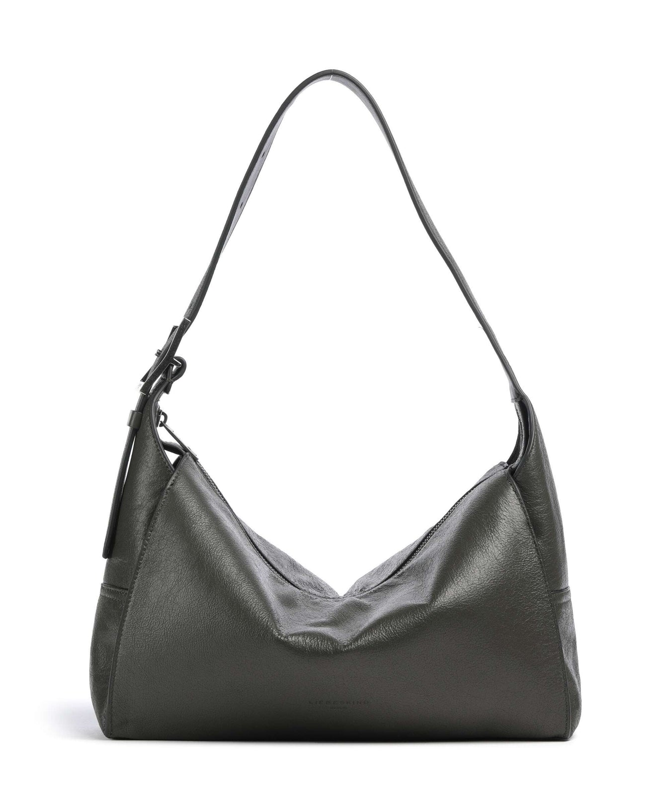 Liebeskind Lou Cracked Leather M Hobo bag forest