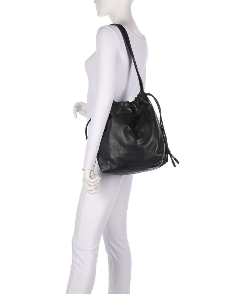 Liebeskind Lya Sheep Natural M Bucket bag black