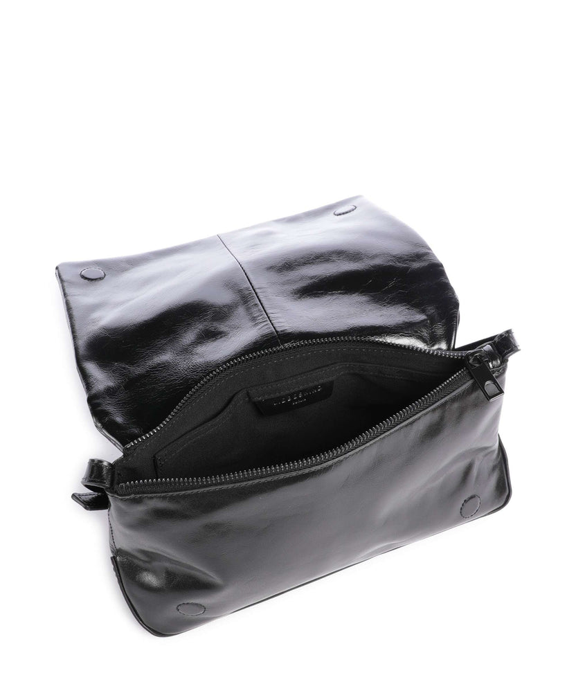 Liebeskind Rive Paper Touch Crinkle S Crossbody bag black