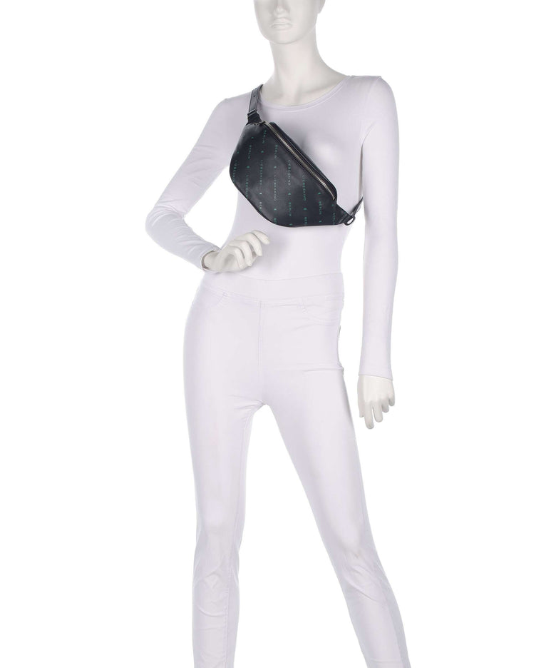 Liebeskind Monogram Soft Nappa M Fanny pack dress blues