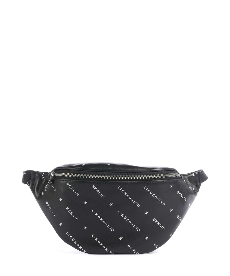 Liebeskind Monogram Soft Nappa M Fanny pack black