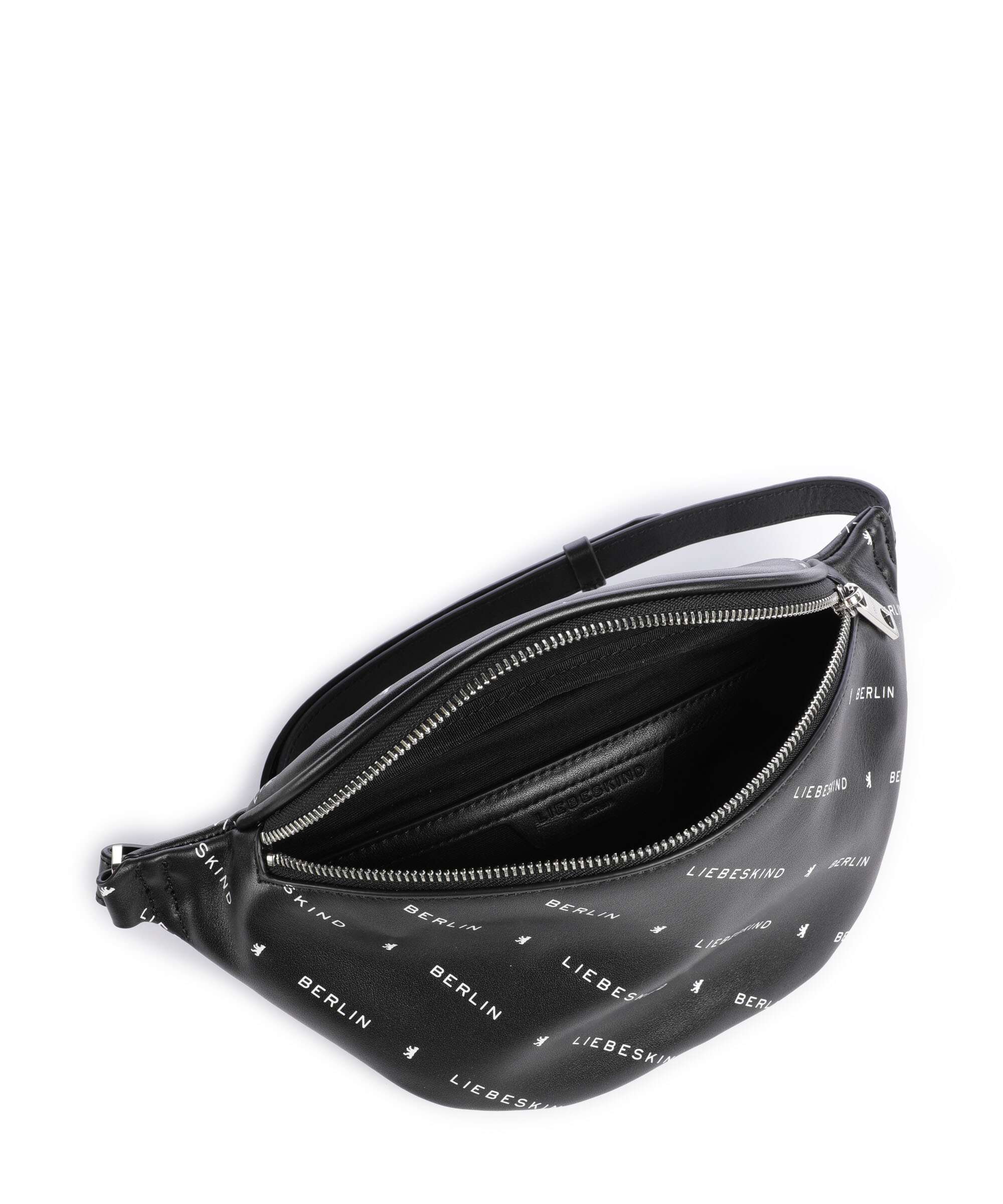 Liebeskind Monogram Soft Nappa M Belt bag black
