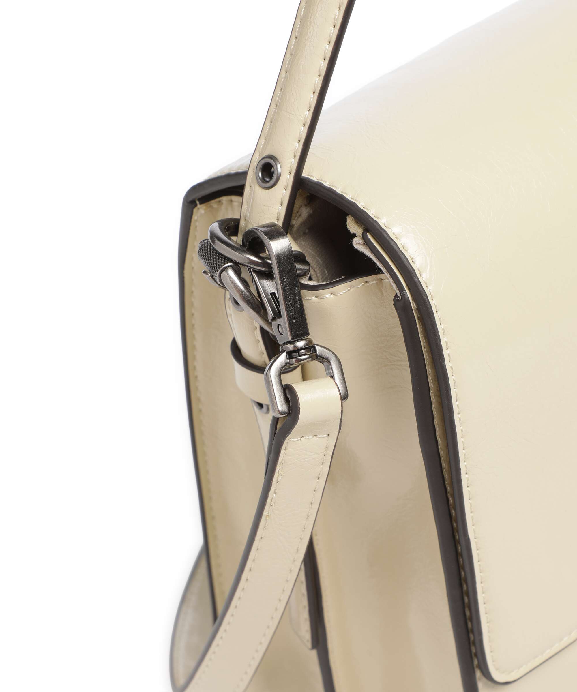 Liebeskind Audrey Recycled Lack Distressed M Shoulder bag biscotti