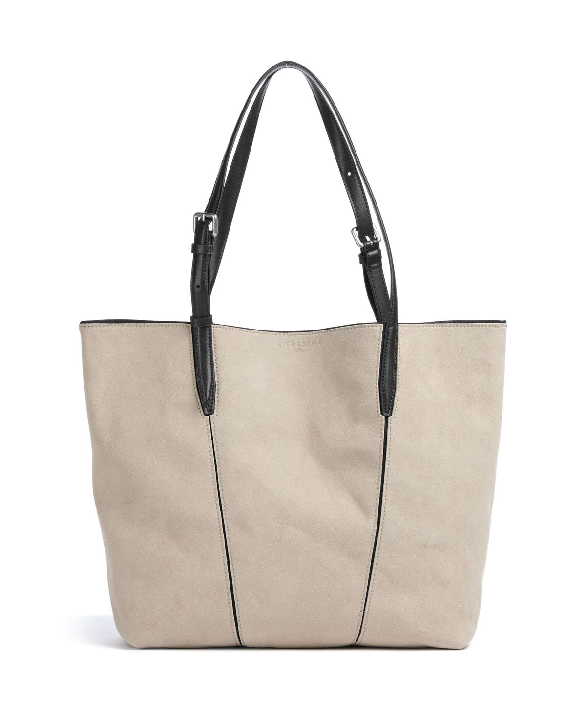 Liebeskind Una Recycled Suede M Tote bag beige