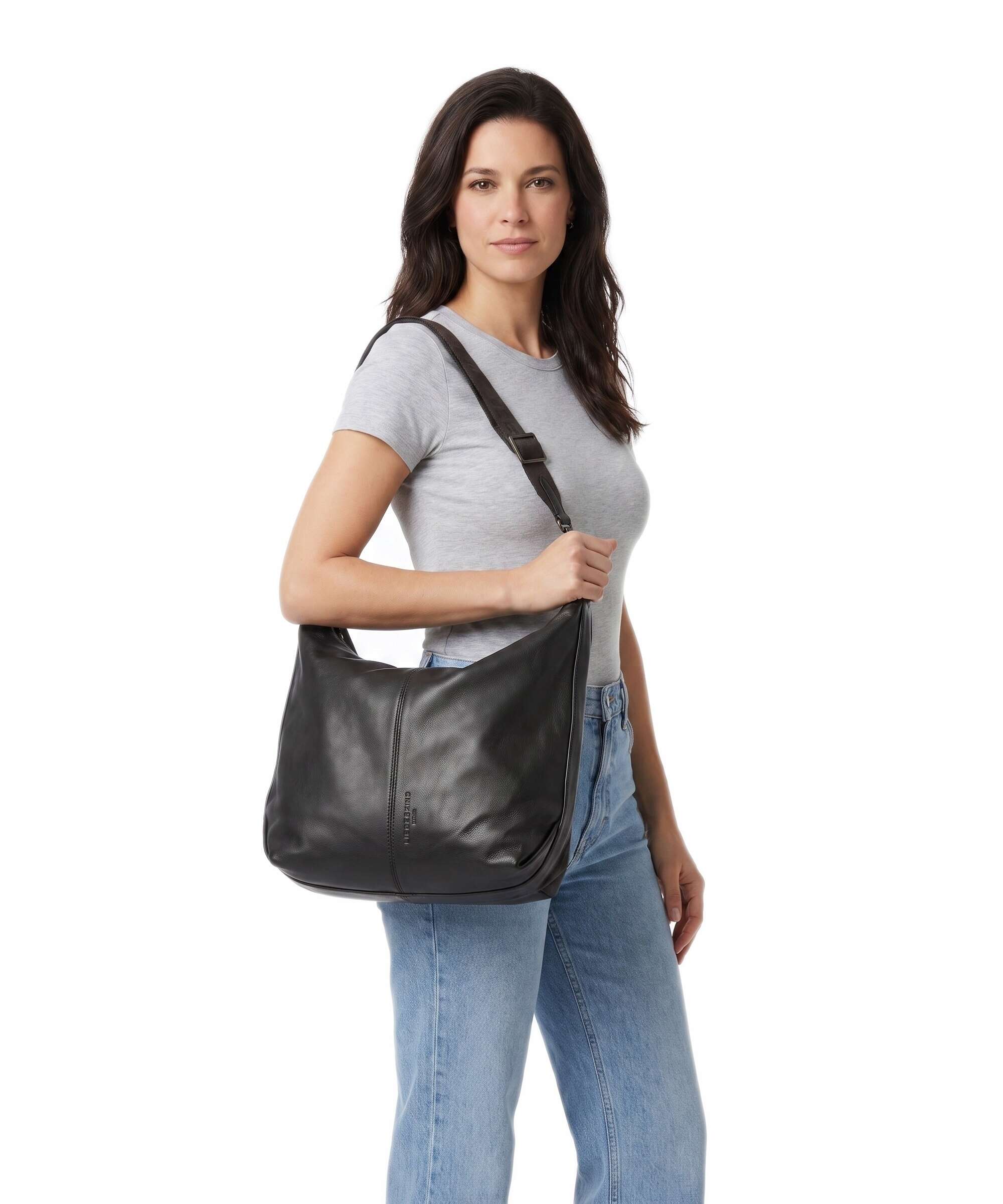 Liebeskind Paris Indian Sheep M Hobo bag deep soil
