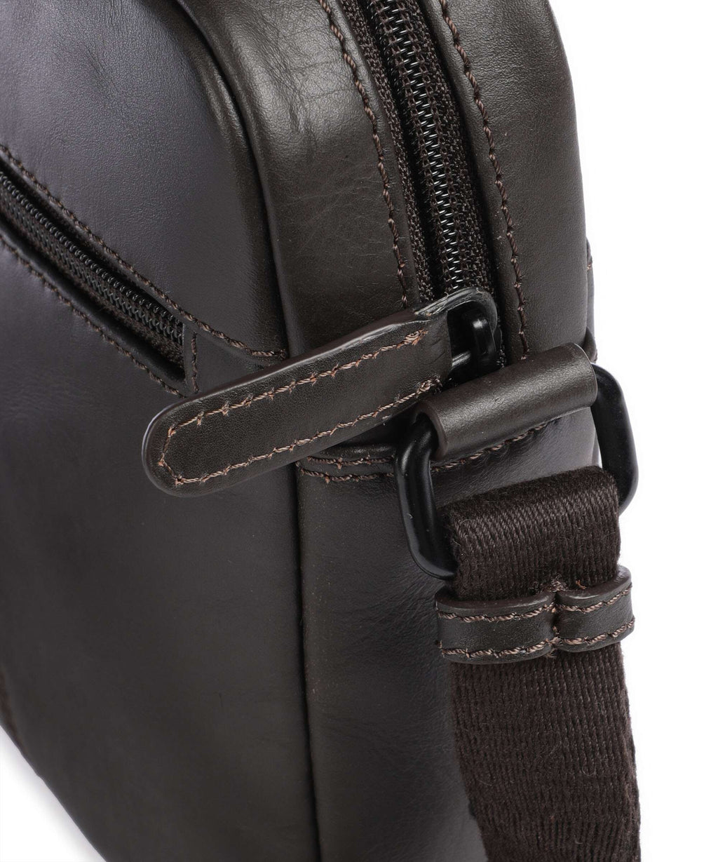 Bugatti Clark Crossbody bag dark brown