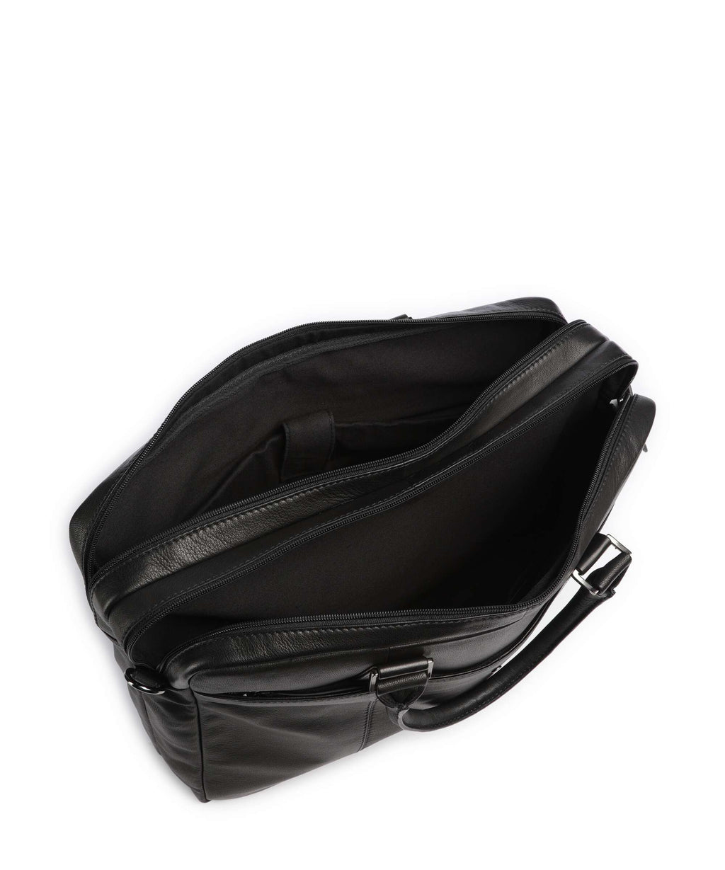 Bugatti Black Magic Briefcase schwarz