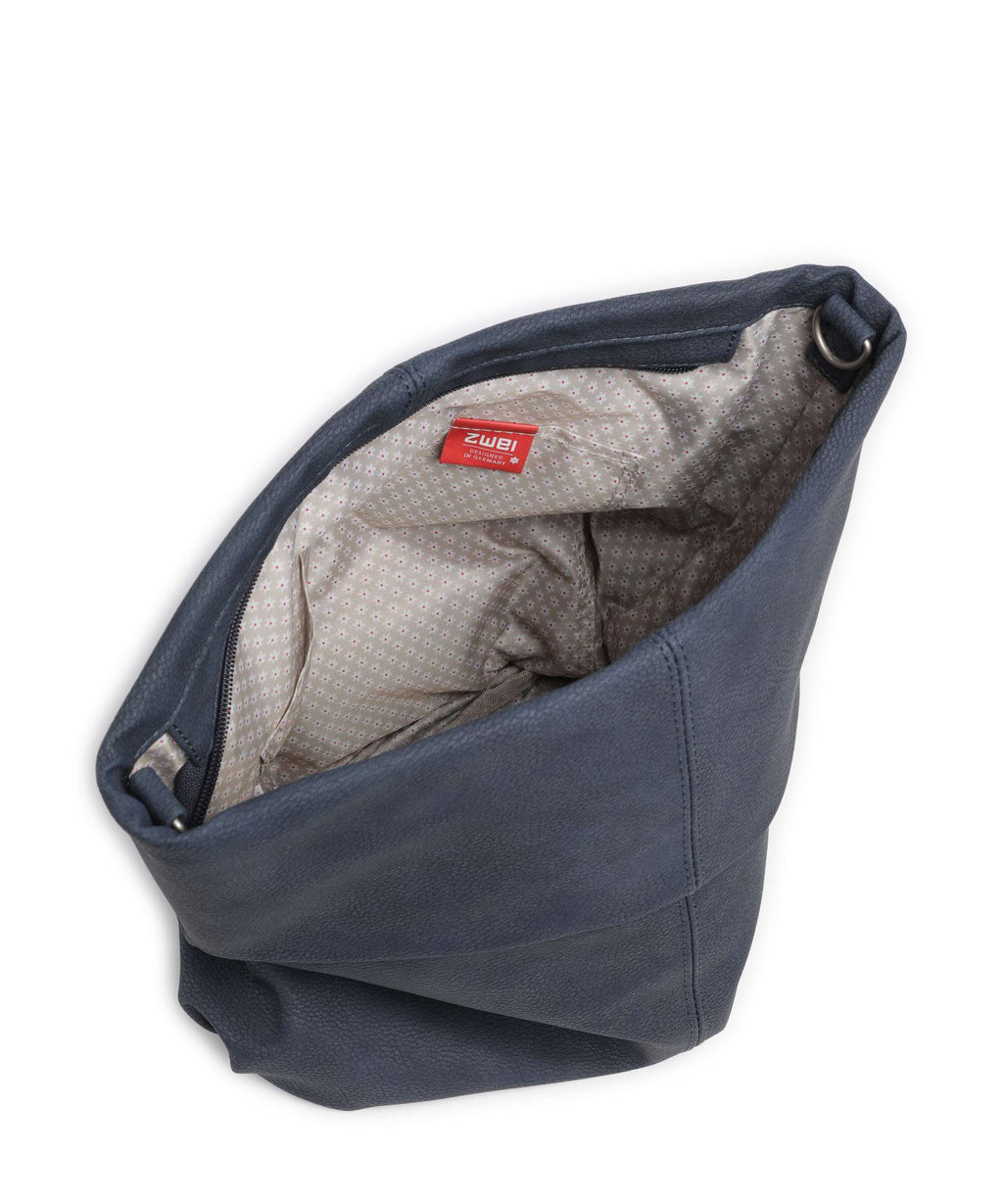 Zwei Mademoiselle.M M12 Hobo bag nubuk blue