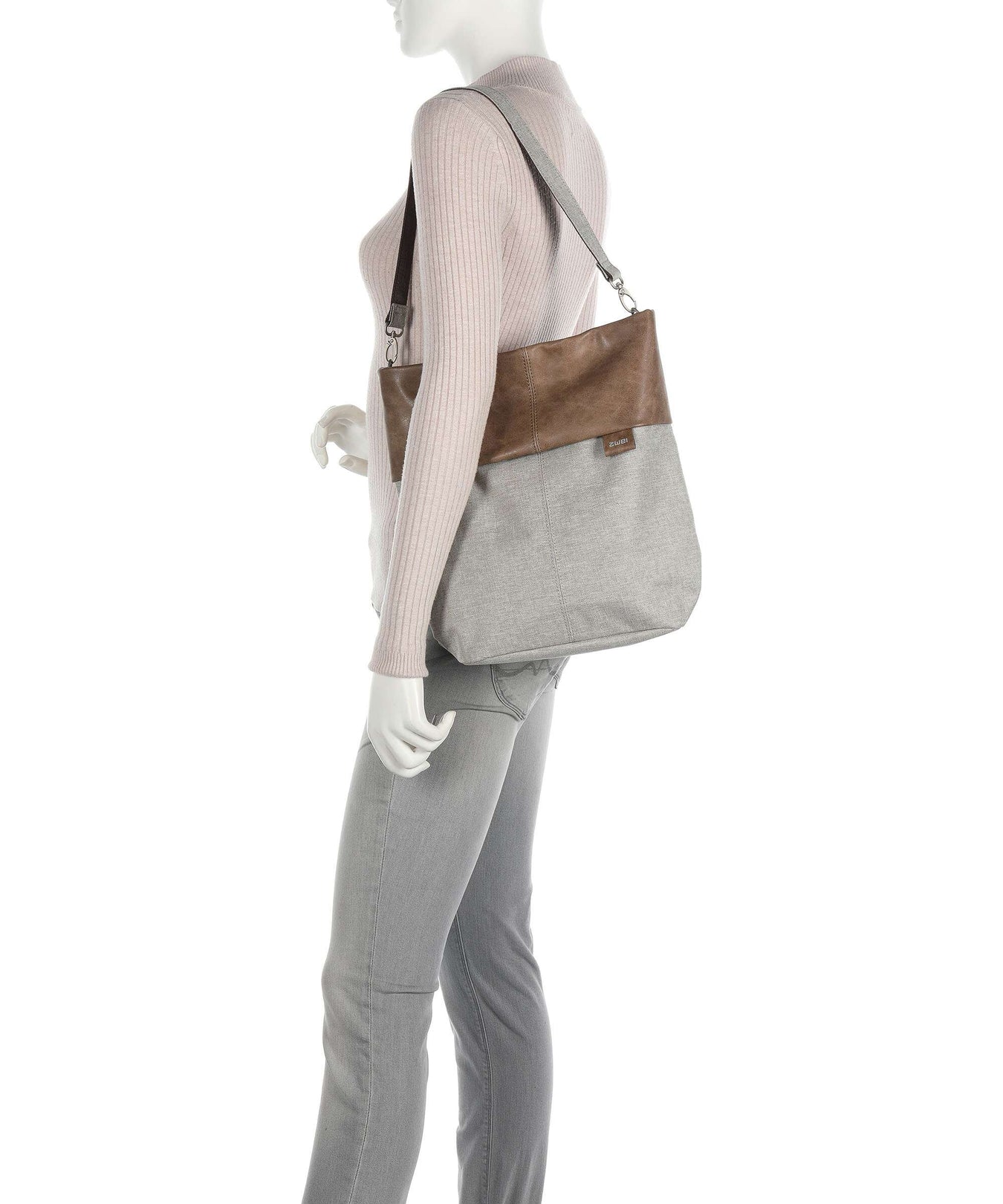 Zwei Olli OT12 Hobo bag creme