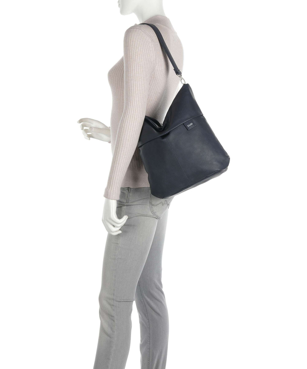 Zwei Mademoiselle.M M12 Hobo bag nubuk ink