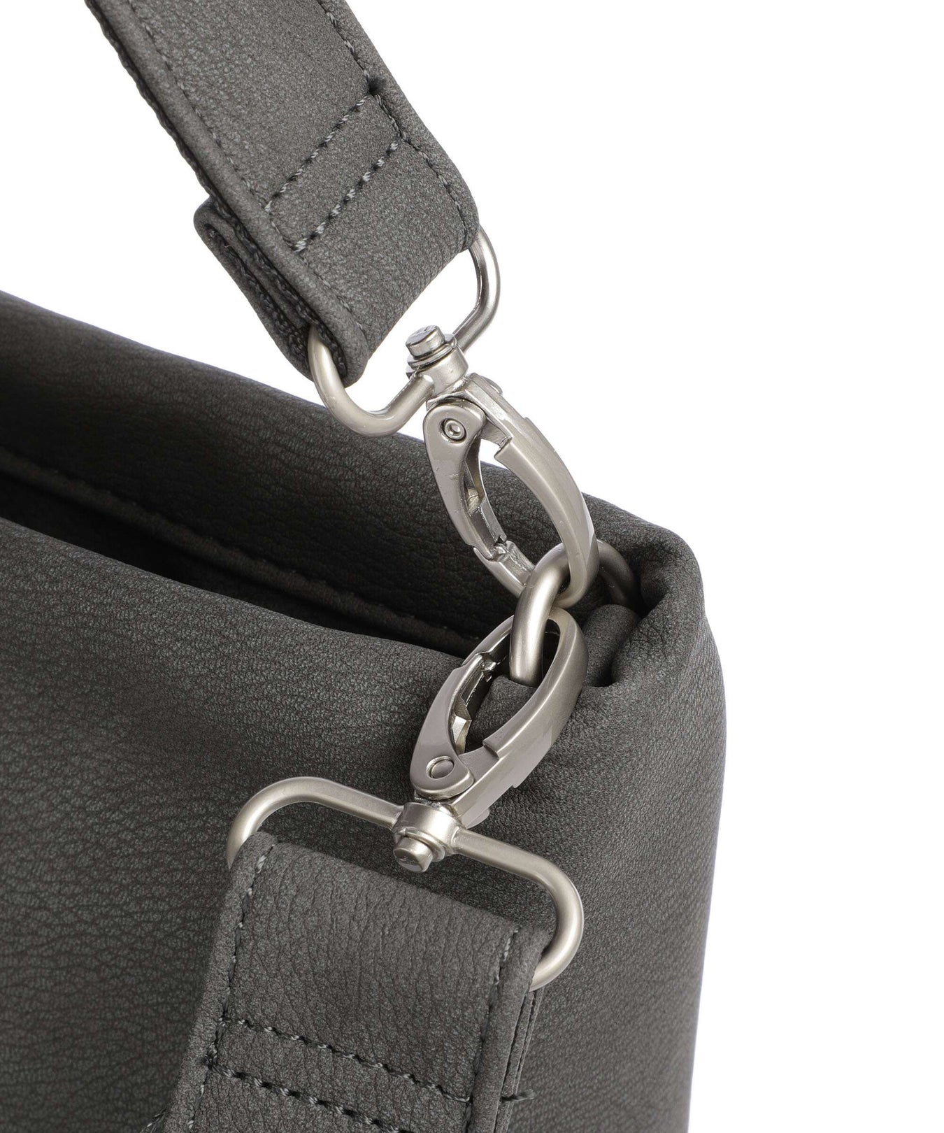 Zwei Mademoiselle M140 Hobo bag nubuk stone