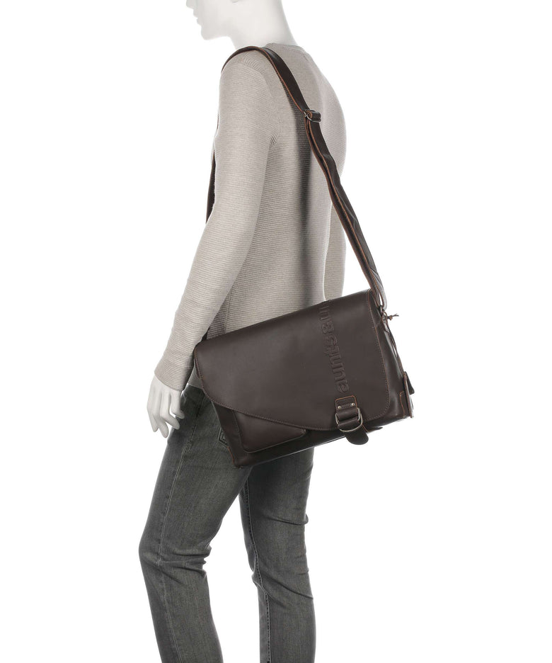 Aunts & Uncles Hunter Medium Judd Messenger bag vintage brown