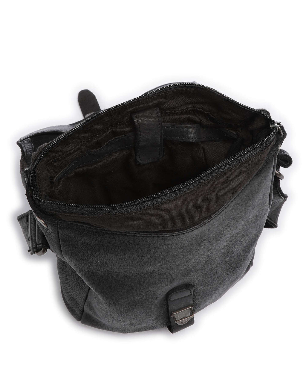 Aunts & Uncles Barbershop Goatee Crossbody bag charcoal black