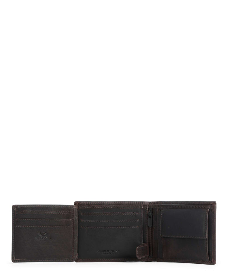 Jack Kinsky Monterey 101 Wallet mokka