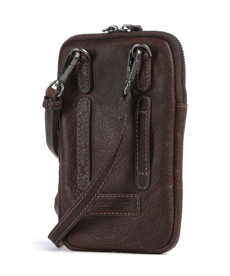 Jack Kinsky Porto 10 Phone bag mokka