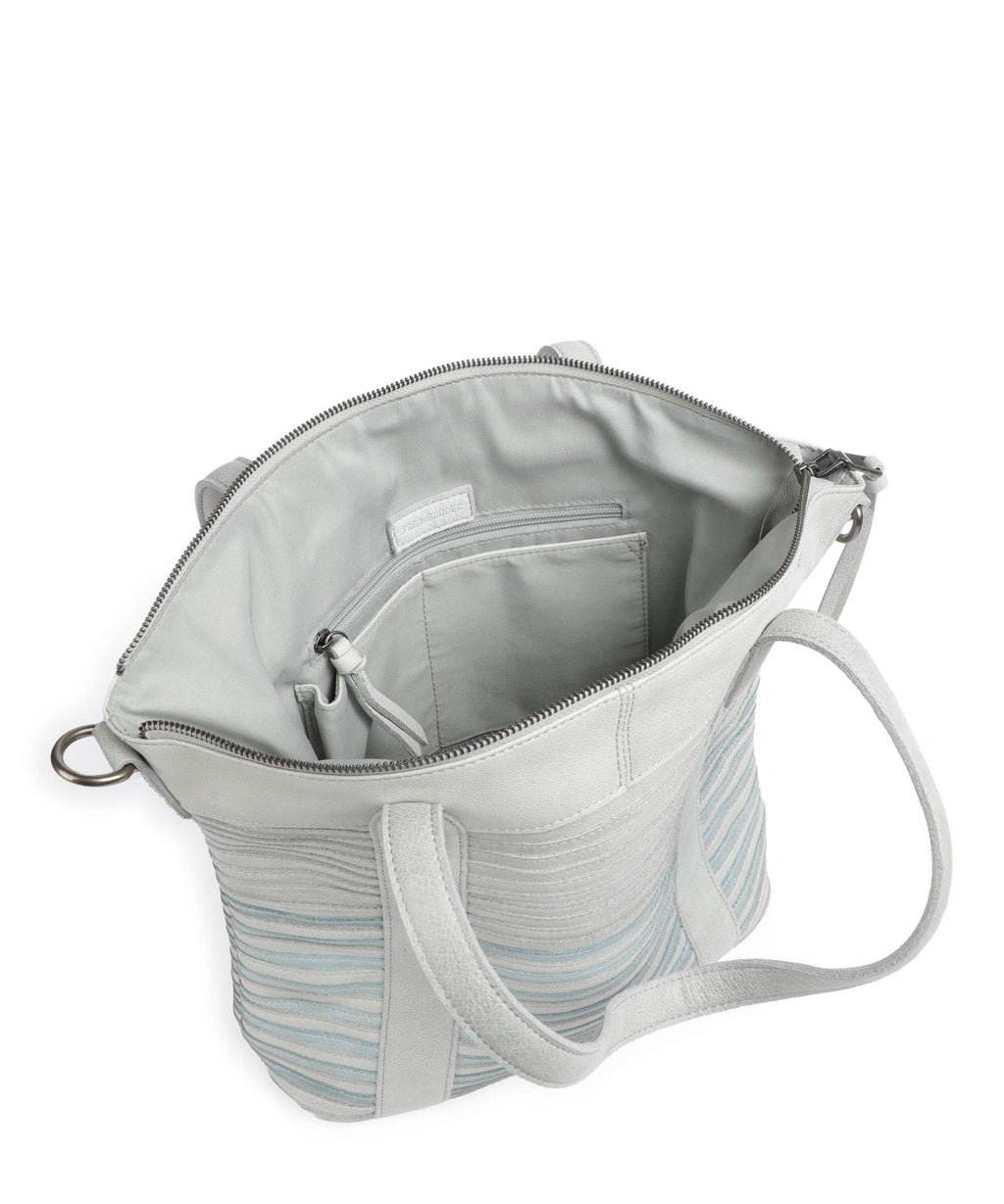 FredsBruder Good Mood Tote bag stone/blue