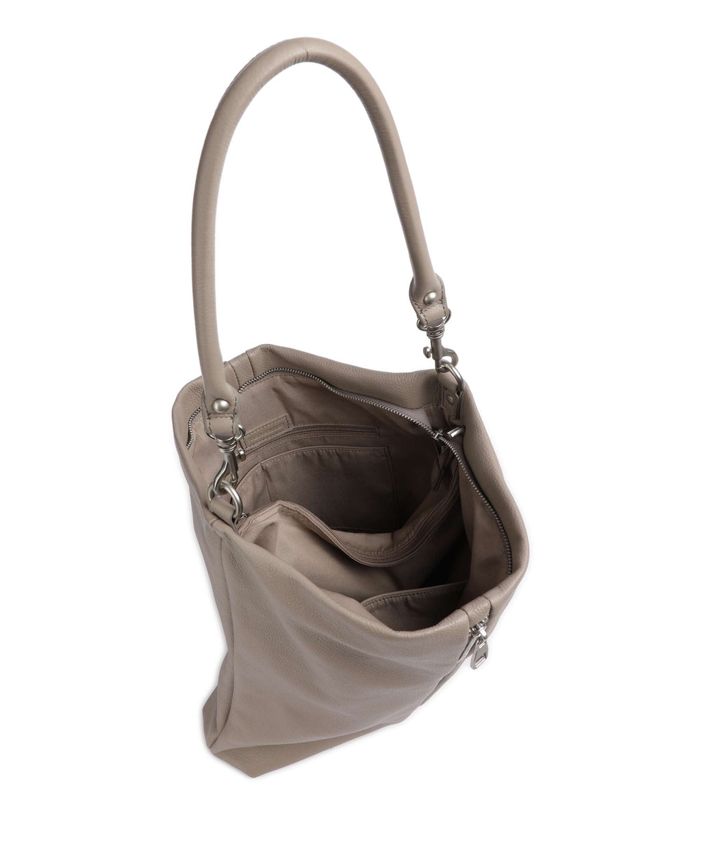 FredsBruder Feeling Good Zip Hobo bag warm grey