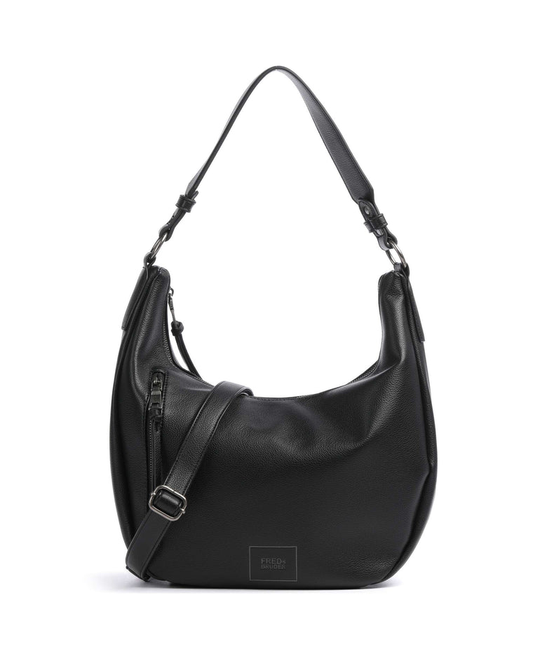 FredsBruder Bestie Hobo bag black