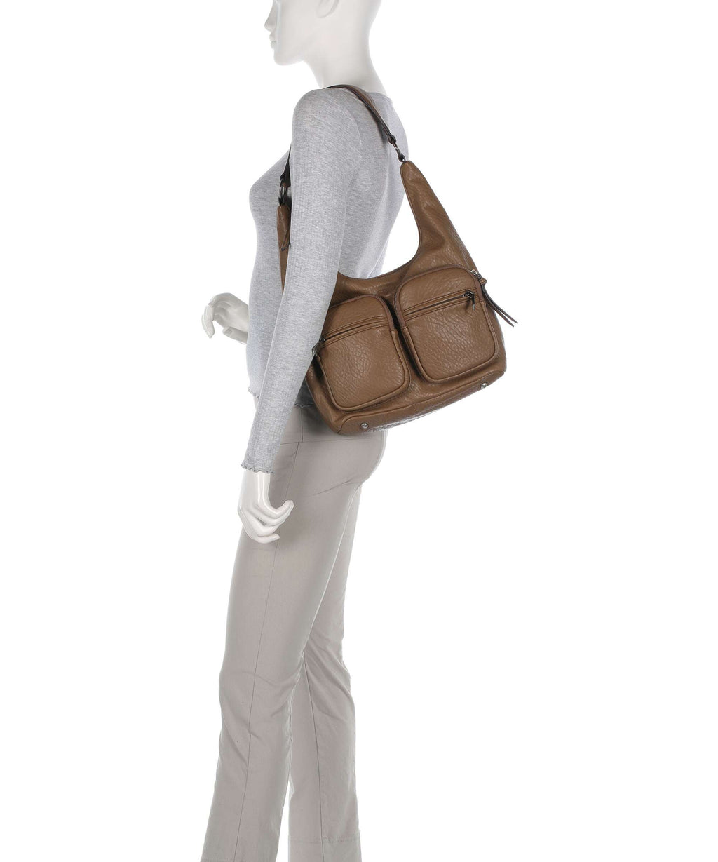 FredsBruder Lunar Hobo bag olive brown