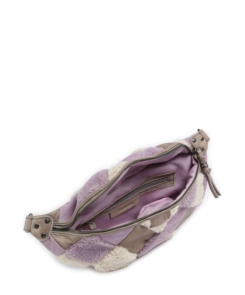 FredsBruder Check My Bag Sling bag lavender teddy mix
