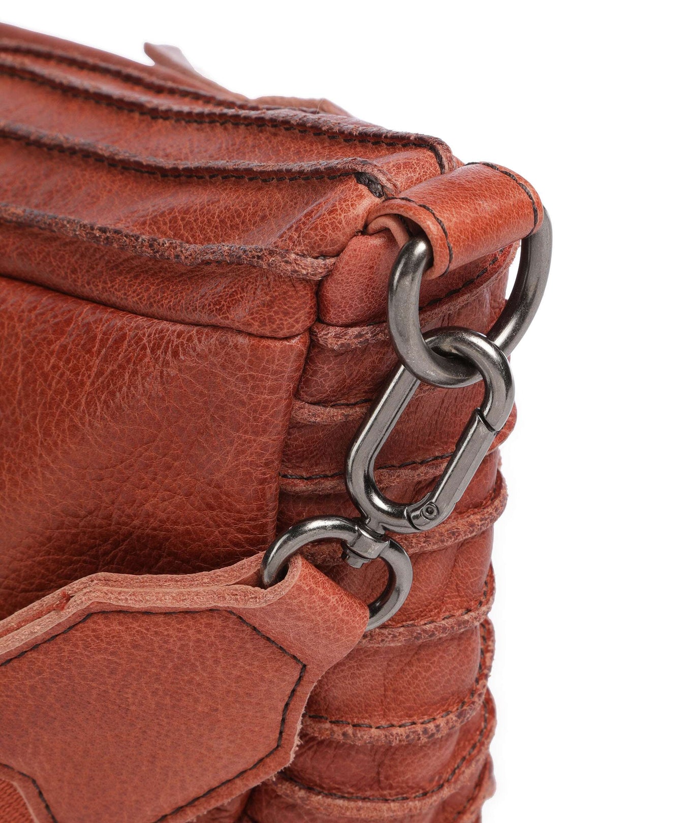 FredsBruder Check My Bag mini Crossbody bag rustic orange