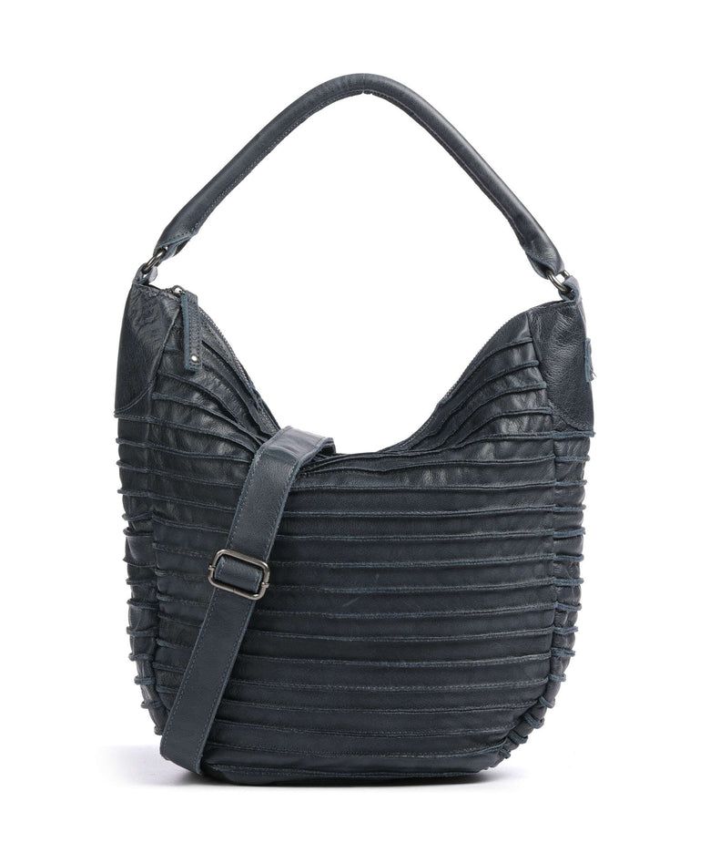 FredsBruder Bestseller Riffeltier S Hobo bag dusty blue