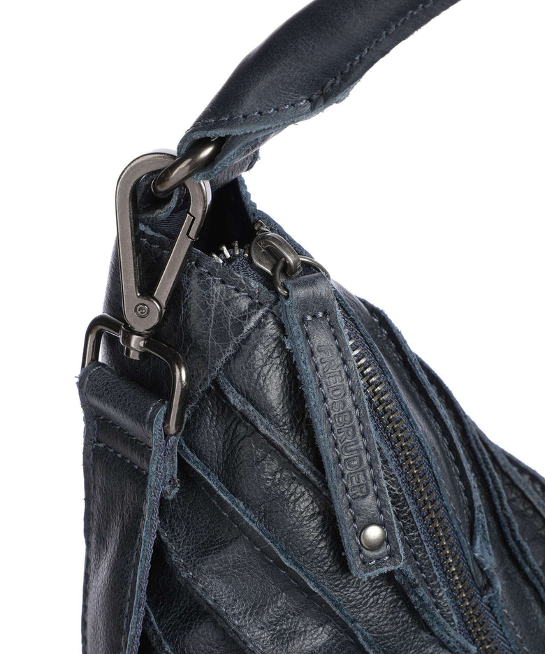 FredsBruder Bestseller Riffeltier S Hobo bag dusty blue