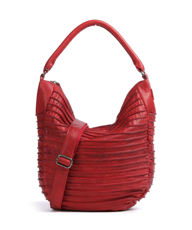 FredsBruder Bestseller Riffeltier S Hobo bag fire red