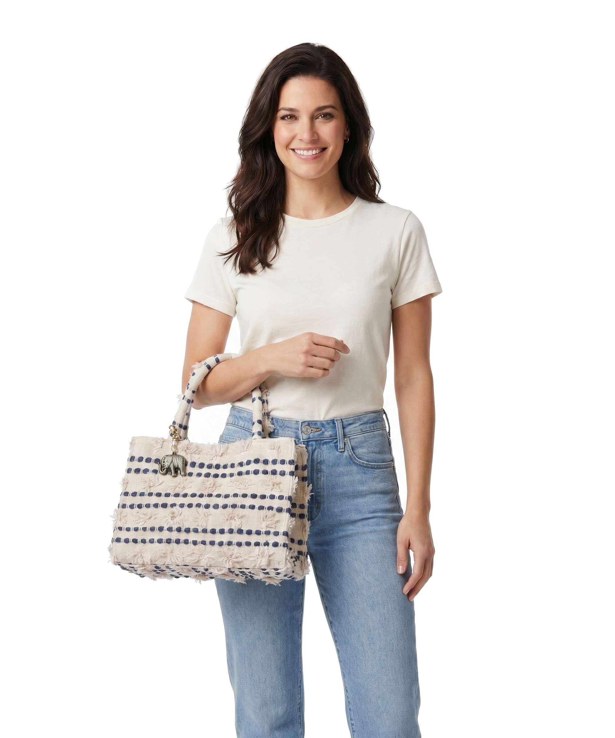 Anokhi Handbag blue