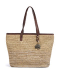 Anokhi Tote bag natural metallic