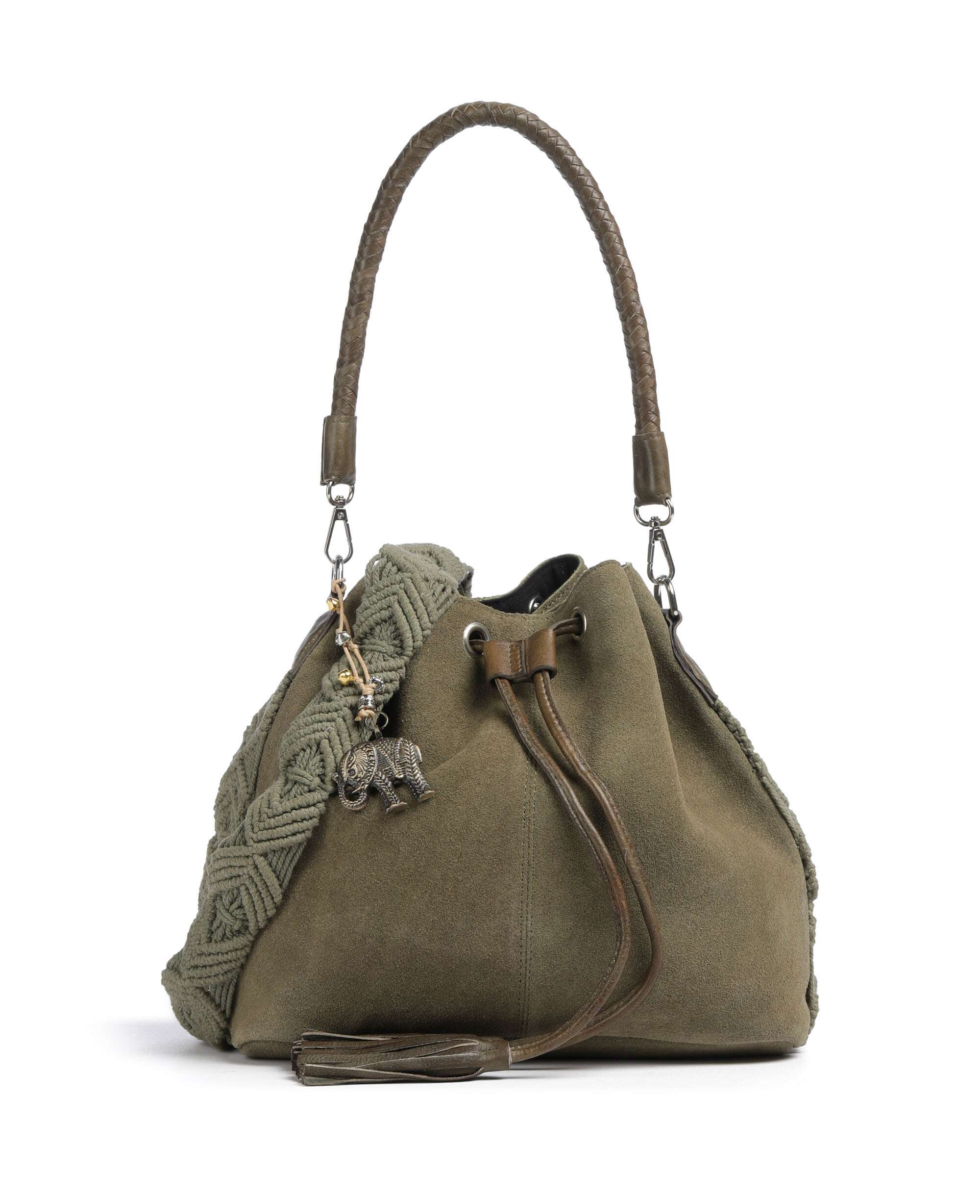 Anokhi Bucket bag olive