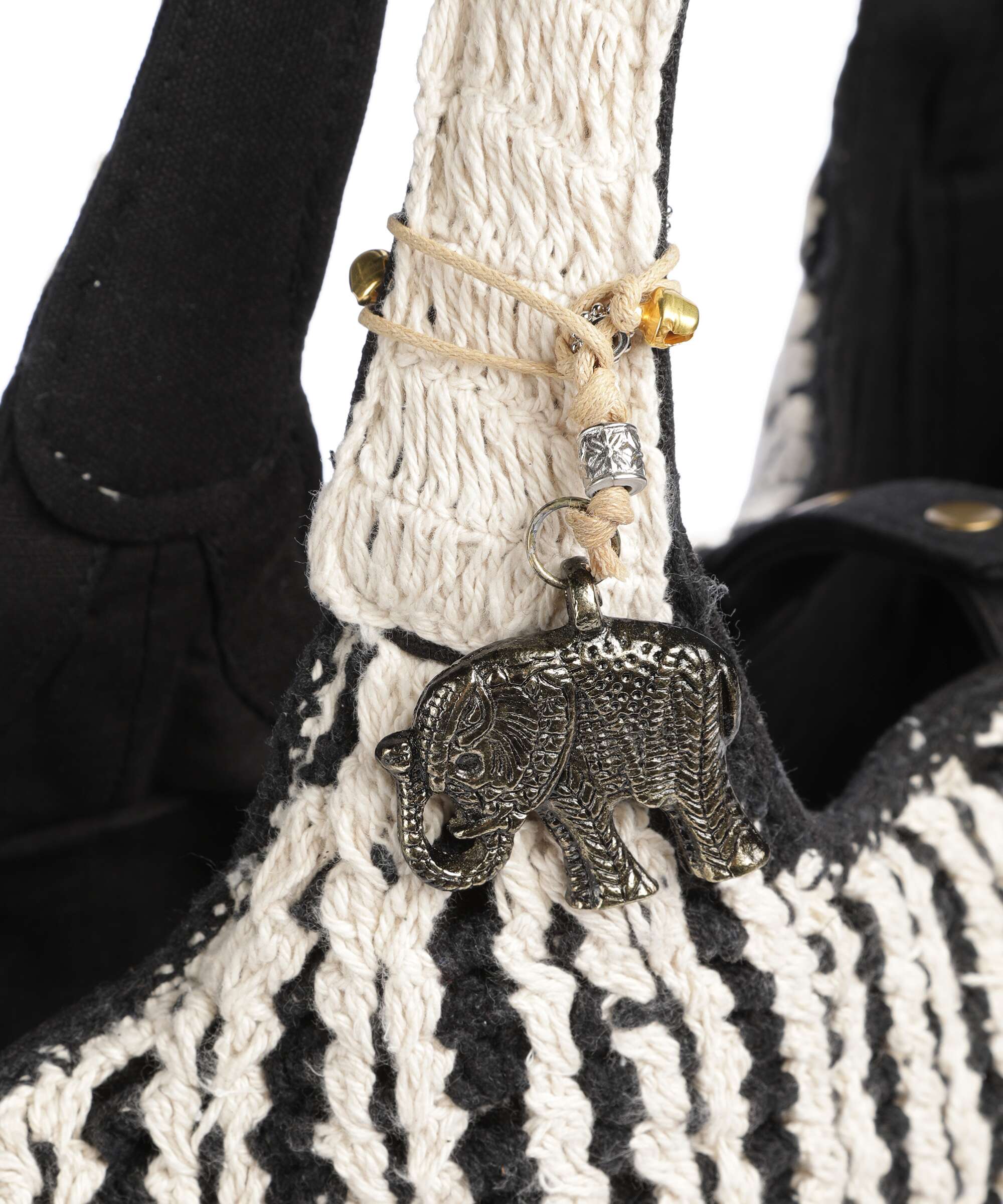 Anokhi Tote bag black/white