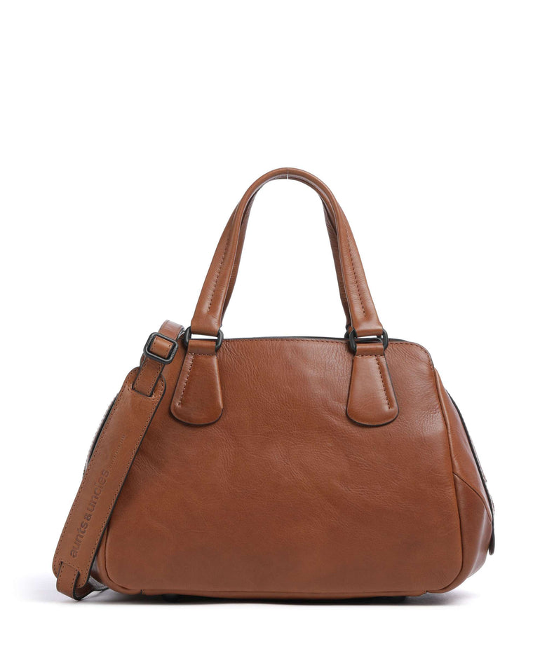 Aunts & Uncles Grandma's Luxury Club Mrs. Peanut Brittle Handbag caramel