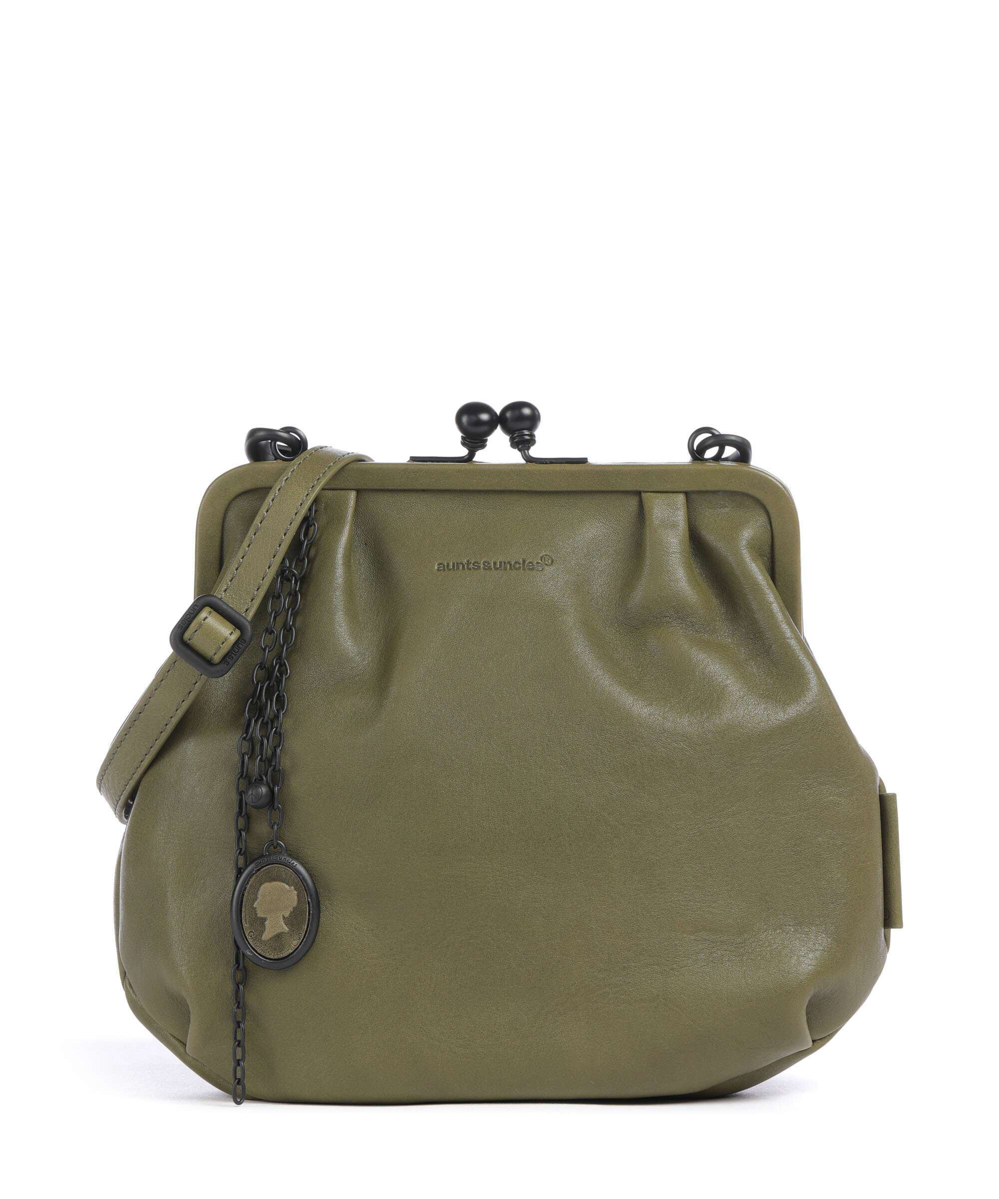 Aunts & Uncles Grandma's Luxury Club Mrs. Fortune Cookie Crossbody bag olive branch