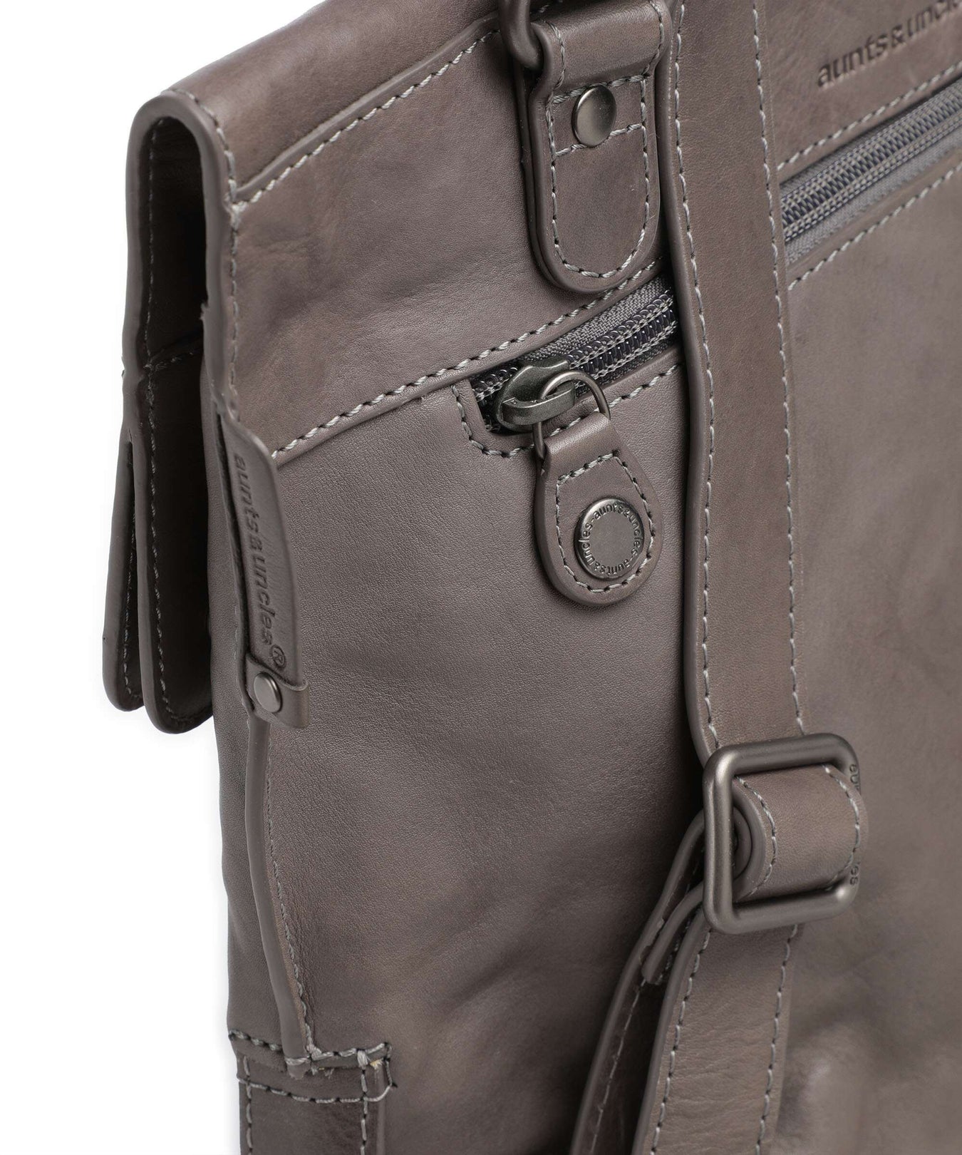 Aunts & Uncles Grandma's Luxury Club Mrs. Mince Pie Backpack bag oyster grey