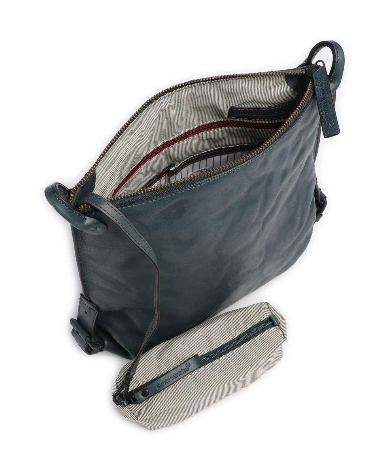 Aunts & Uncles Grandma's Luxury Club Mrs. Raisin Cookie Crossbody bag kelp forest