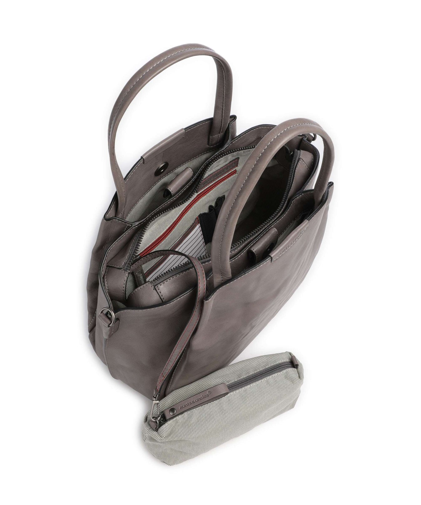 Aunts & Uncles Grandma's Luxury Club Mrs. Chiffon Pie Handbag oyster grey