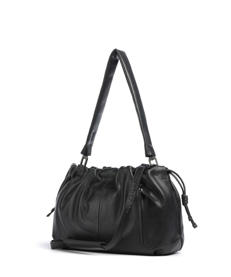 Aunts & Uncles Bohemian Vibes Bloom Hobo bag jet black