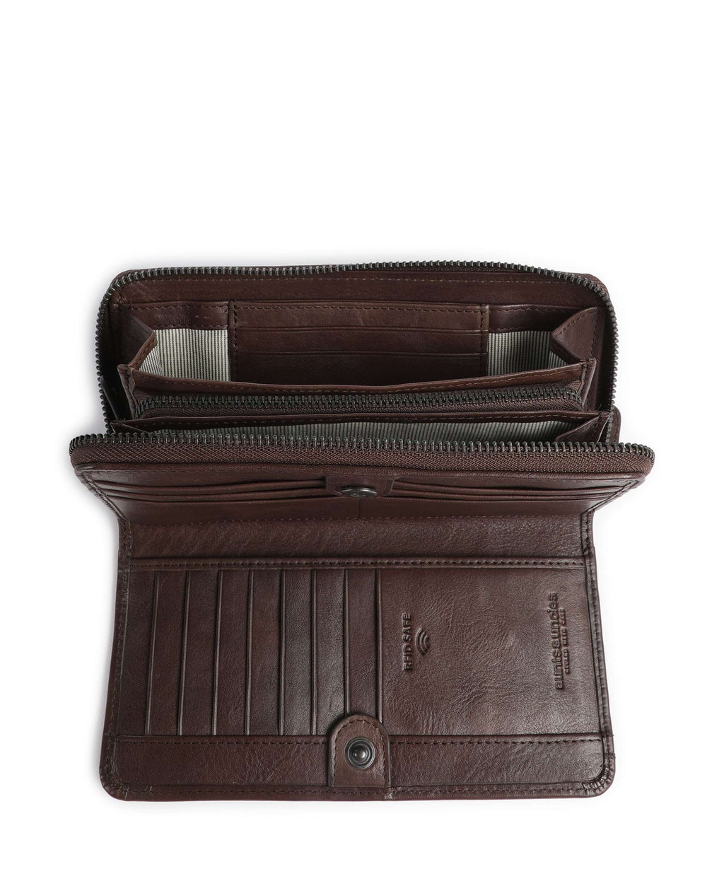 Aunts & Uncles Grandma's Luxury Club Tilda Wallet coffee bean