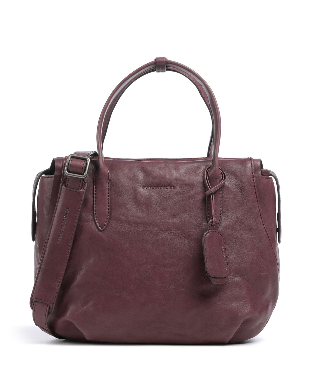 Aunts & Uncles Grandma's Luxury Club Mrs. Profiterole Handbag dark cherry