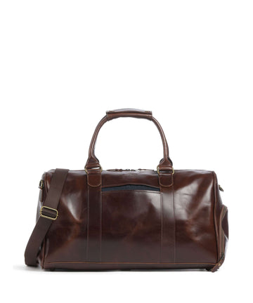 Buckle & Seam Crazy Horse Collin Viikonloppukassi brown/blue