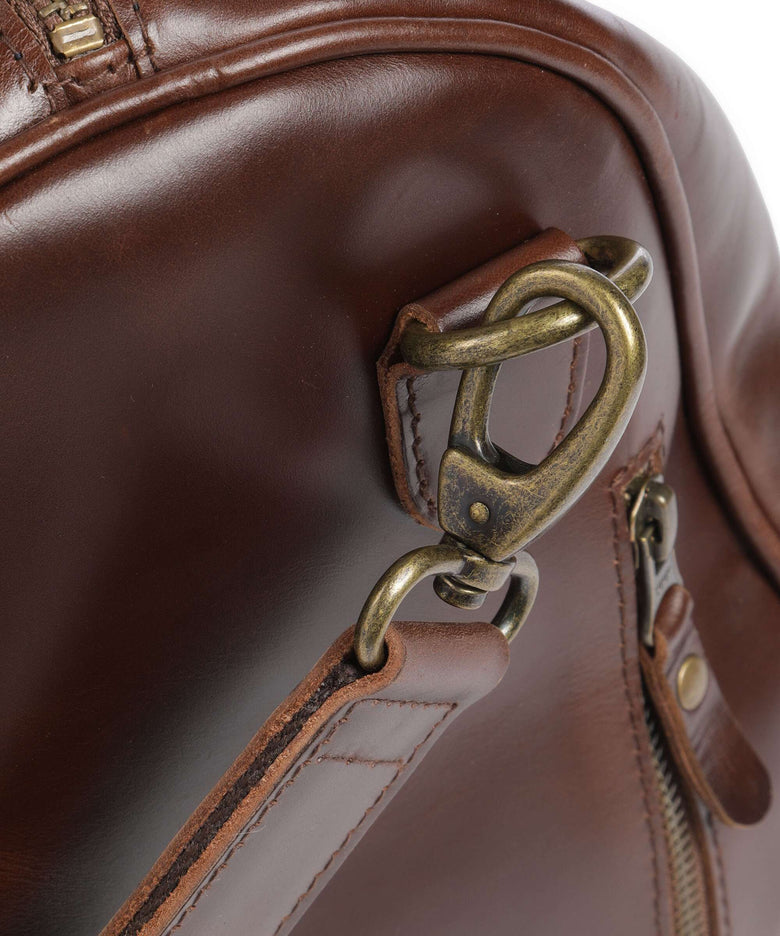 Buckle & Seam Crazy Horse Collin Weekend bag brown/blue