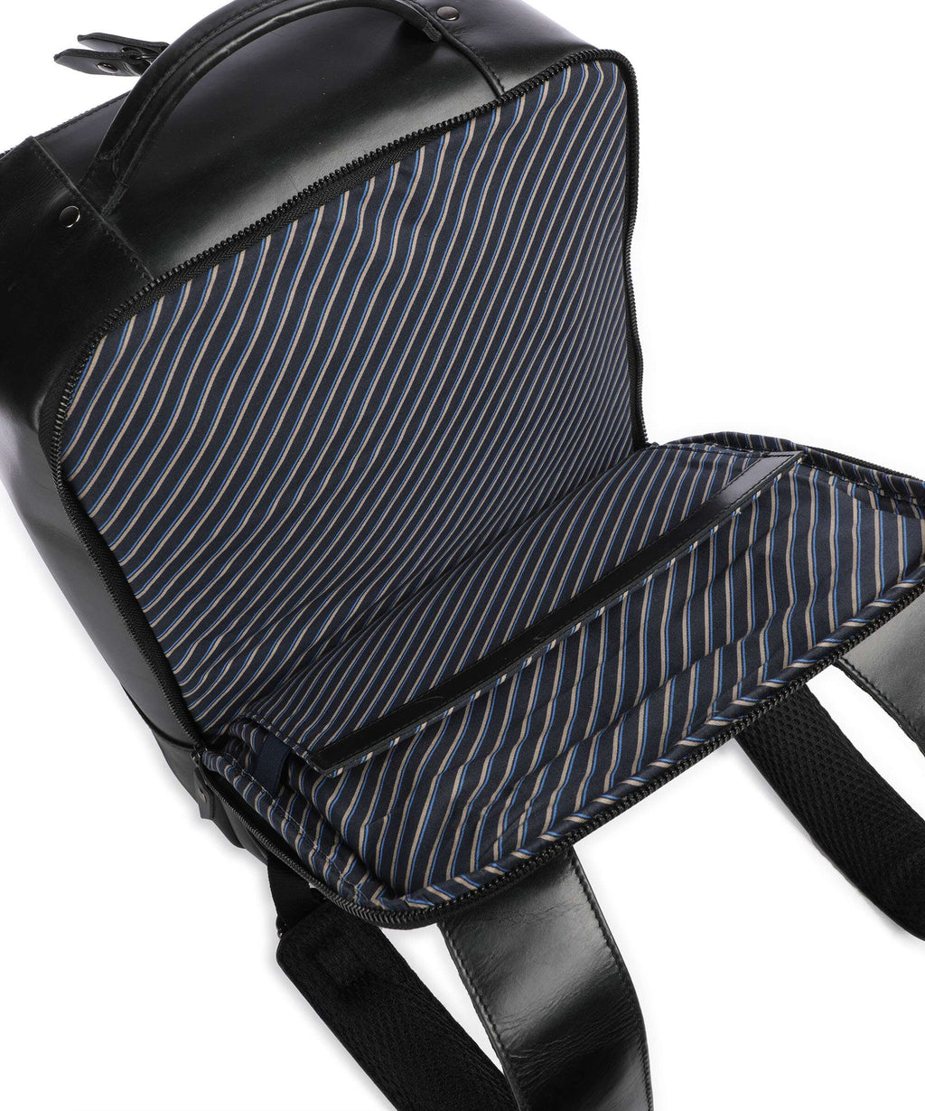 Buckle & Seam Crazy Horse Leon Backpack black