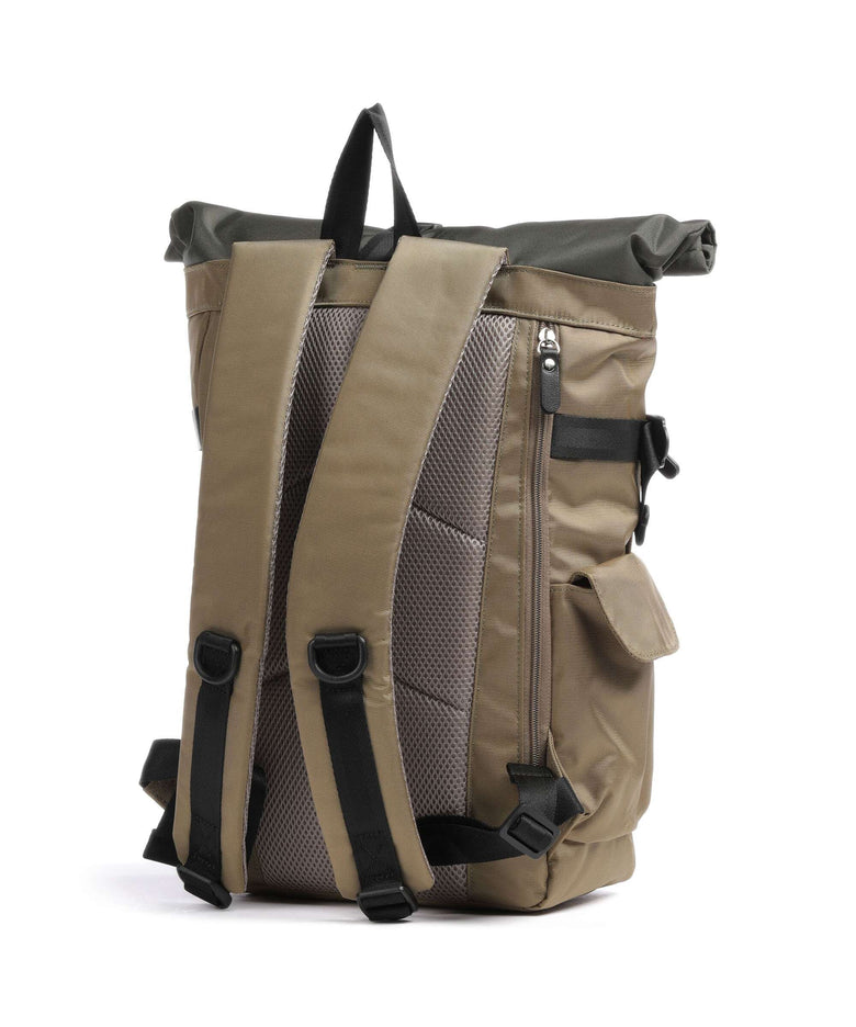 Harvest Label Norikura Two-Tone Rolltop backpack desert olive