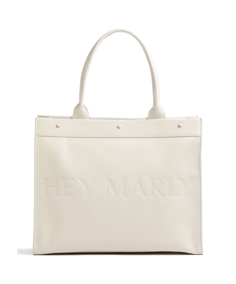 Hey Marly Classy Signature Tote bag crema