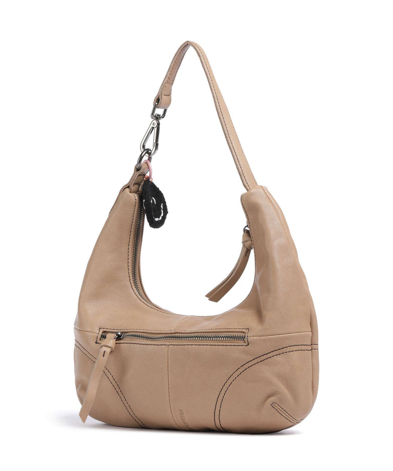 FredsBruder Take A Smile Hobo bag milk coffee