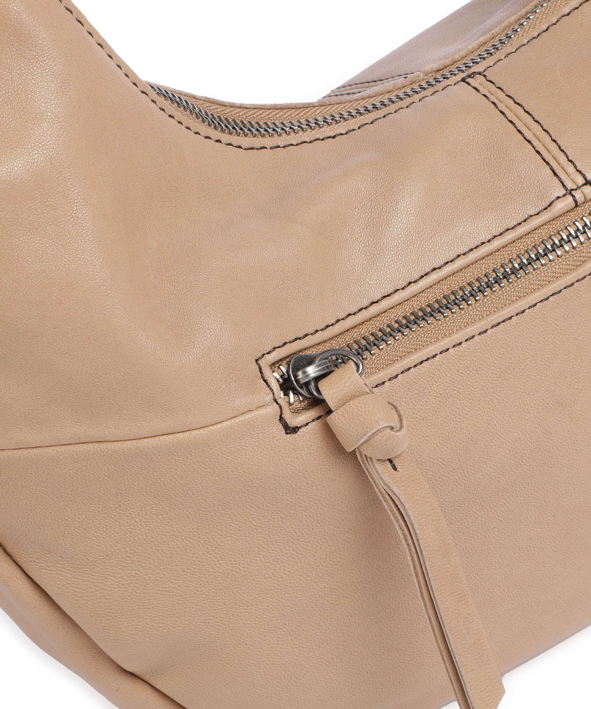 FredsBruder Take A Smile Hobo bag milk coffee