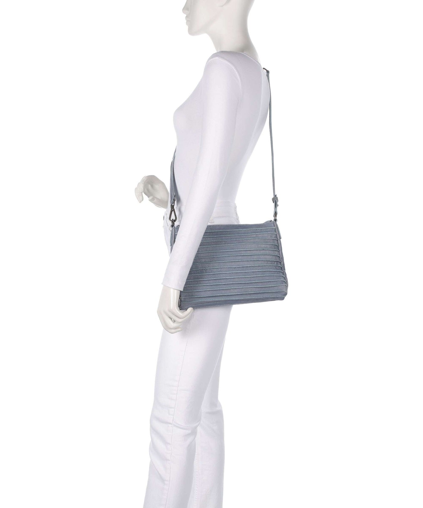 FredsBruder Bestseller Riffel Hobo bag sky blue