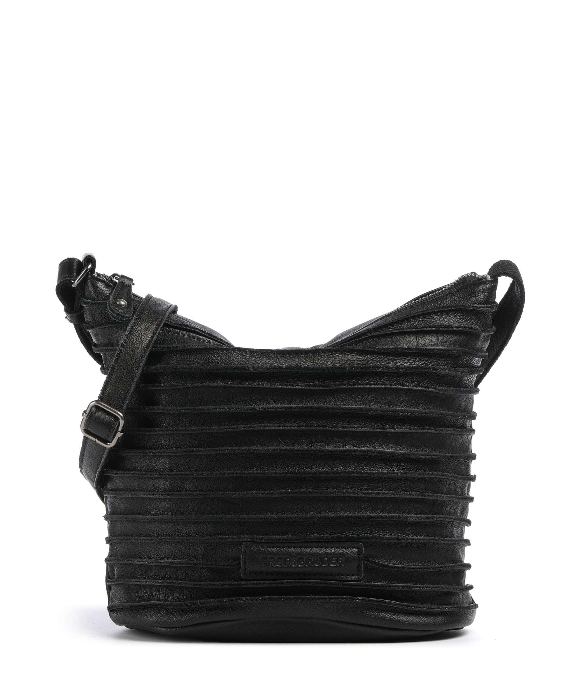 FredsBruder Riffellinchen Crossbody bag black